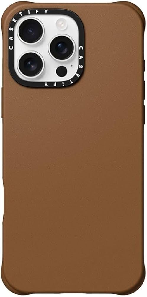 Amazon.com: CASETiFY BioVeg iPhone 16 Pro Max Faux Leather Case