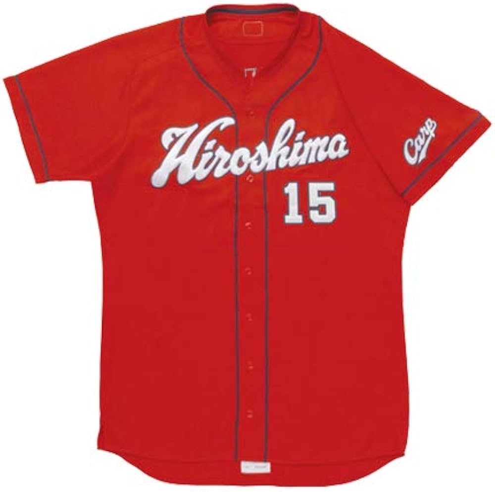 カープ ユニフォーム縦縞 15黒田 サイズL カープ ユニフォーム縦縞 15