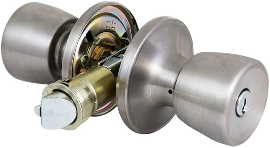 Toolbasix T-5764SS-ET 4-Way Tulip Adjustable Entry Knob Lockset, 2