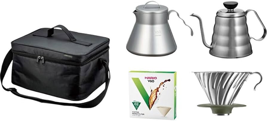 Amazon.co.jp: ハリオ V60 アウトドアコーヒーベーシックセット O-VOCB
