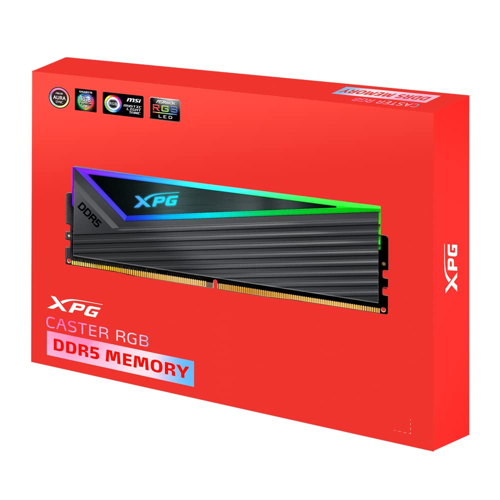 Amazon | 【エイデータ】XPG PCメモリ DDR5 6000MHz CASTER RGB グレー