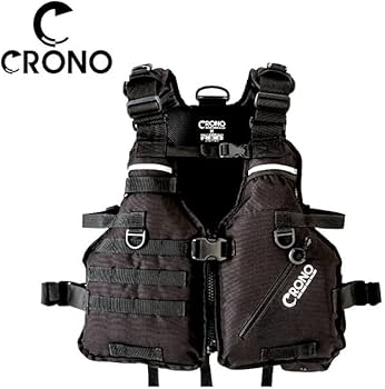 Amazon | クロノ(CRONO) CRONO エギングベスト ブラック CEV01