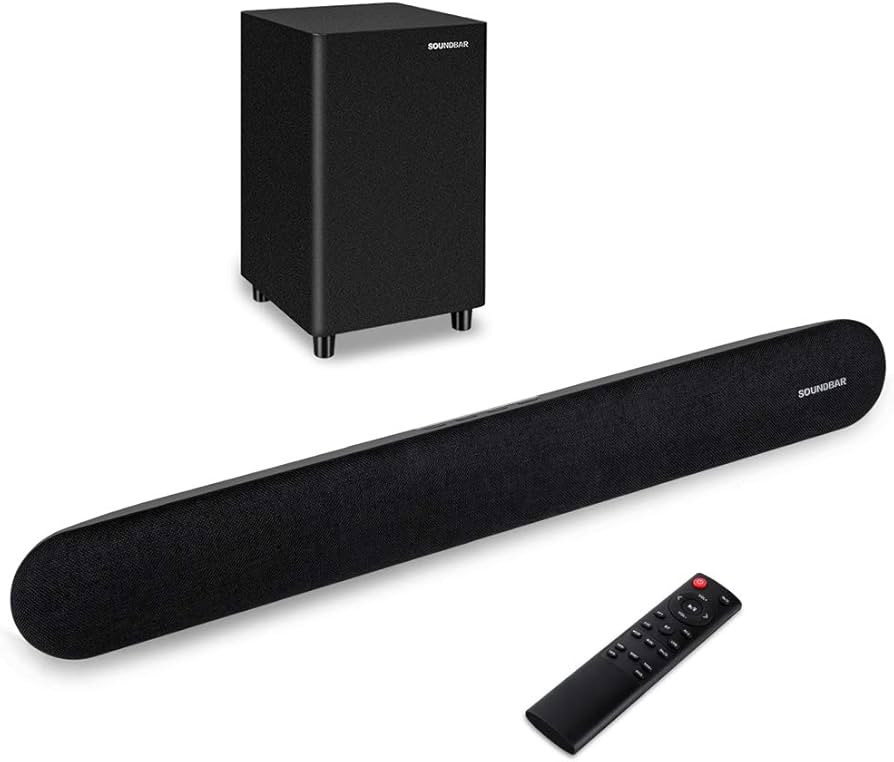 Amazon.co.jp: サウンドバー テレビ ワイヤレスサブウーファー 2.1ch