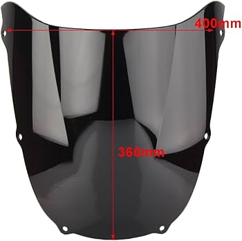 Amazon | オートバイのフロントガラスウインドスクリーン ZX 6R 98 99