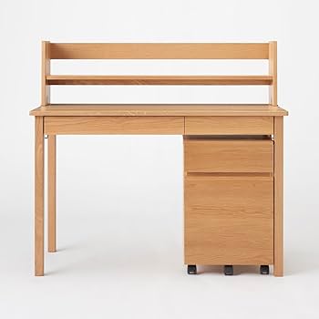 Amazon.co.jp: 無印良品 木製デスク オーク材 幅110×奥行55×高さ70cm