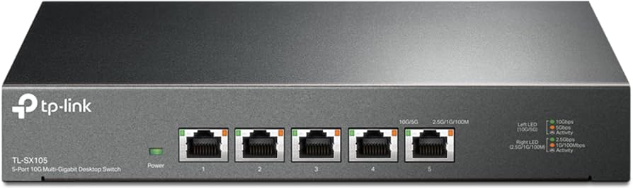 TP-Link TL-SX105 | 5 Port 10G/Multi-Gig Unmanaged Ethernet Switch