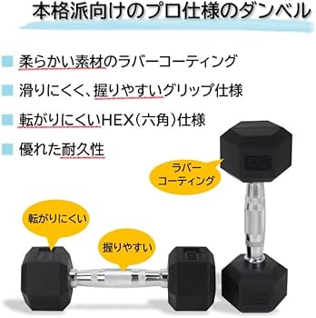 Amazon | FitElite(フィットエリート) HEXダンベル（ヘックスダンベル
