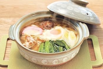 Amazon｜【正規品】 萬古焼 銀峯 土鍋 (深鍋) 5.5号 1人用 花三島 直火