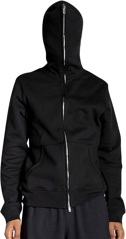 Amazon.co.jp: [Foreted] パーカー レディース フルジップ 顔まで引く