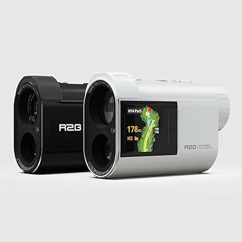 Amazon.co.jp: R2G レーザー距離計 ゴルフ 距離 計測 側面ディスプレイ