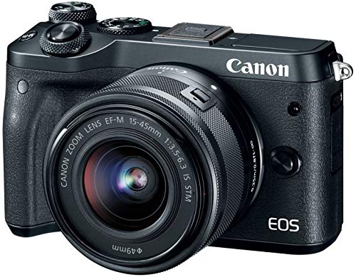 Amazon.com : Canon EOS M6 (Black) EF-M 15-45mm f/3.5-6.3 is STM
