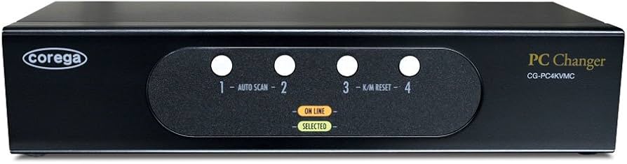 Amazon.co.jp: コレガ PC4台用 PS/2&USBコンボ、VGA対応、パソコン自動