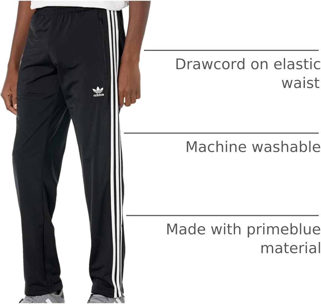 Amazon.com: adidas Originals,mens,Firebird Track Pants,Black,Small