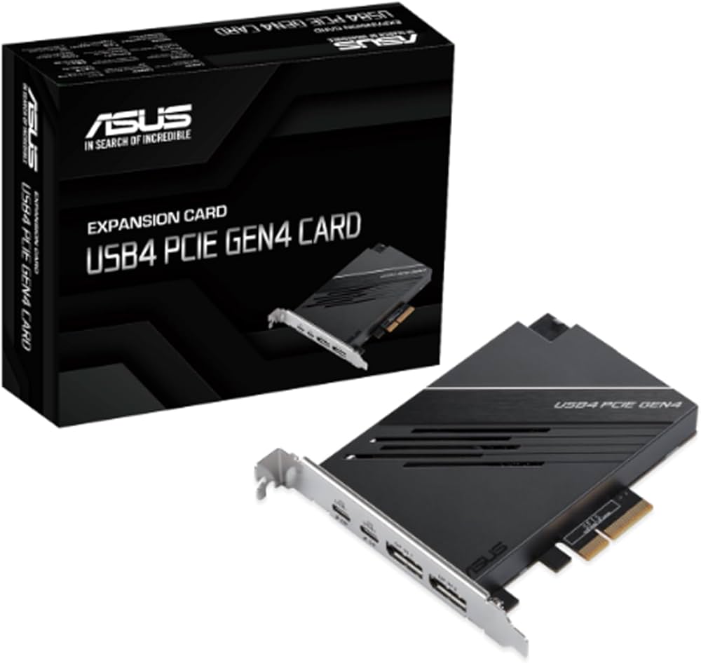 Amazon | ASUS USB4 PCIe Gen4 カード、デュアル USB4 ポート