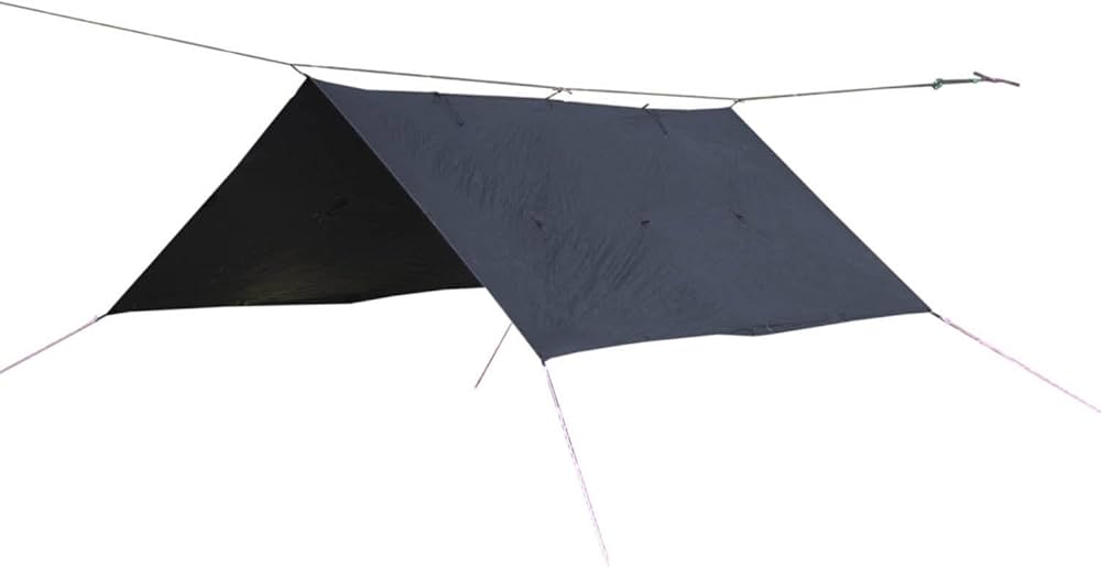Amazon | ORIGAMI TARP オリガミタープ 3m×3m ブラックステッチ | Bush
