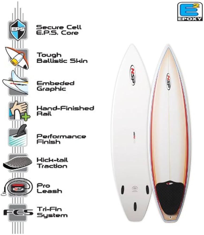 Amazon | NSP(エヌエスピー) SHORT 6'4'' | NSP | サーフボード