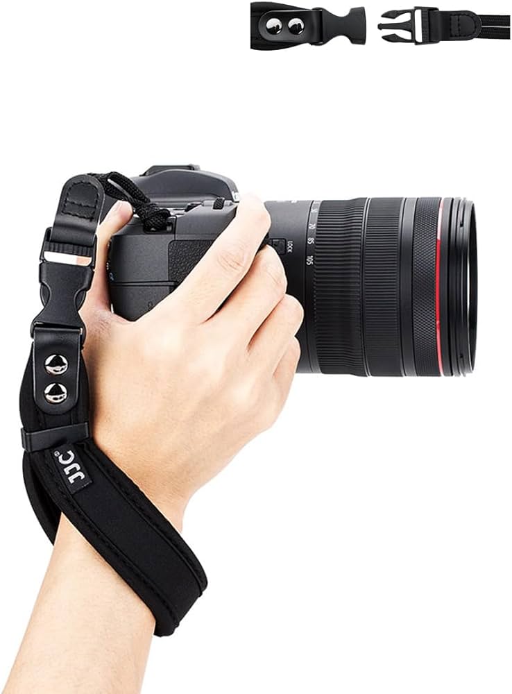 Amazon | [JJC] ソフトカメラハンドストラップ リストストラップ