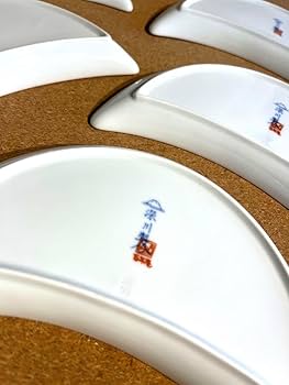 Amazon | 廃盤 深川製磁 百年庵 黄地 兎 うさぎ 半月取皿揃 5枚管理