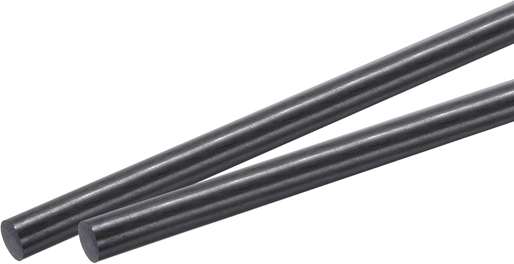Amazon.co.jp: uxcell カーボンファイバーロッド 12mm x 200mm