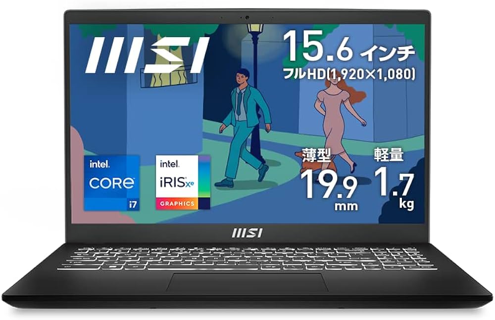 Amazon.co.jp: MSI ノートパソコン Modern15 第12世代 i7 IrisXe 薄型