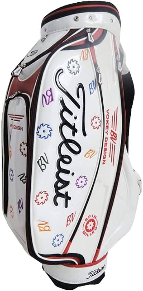 Amazon | キャディバッグ PUレザー スポーツゴルフバッグ 防水耐摩耗性