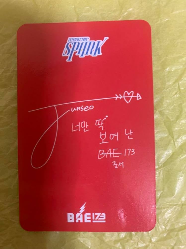 Amazon.co.jp: BAE173 ジュンソ 公式 アルバム トレーディングカード