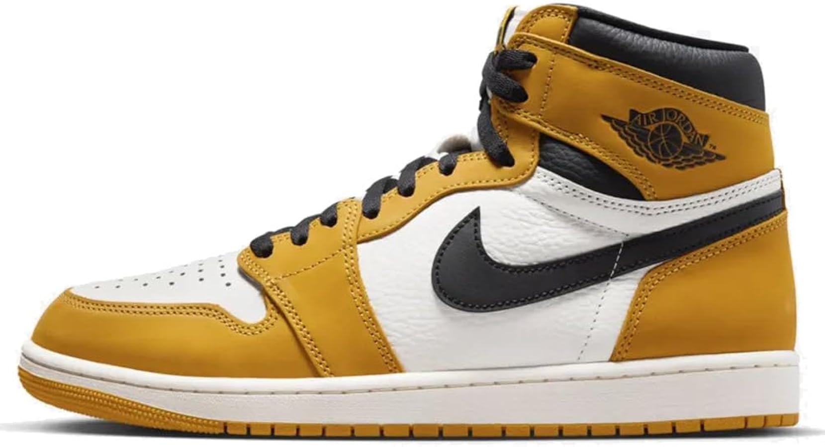 Air Jordan 1 Retro High OG 'Yellow Ochre' – Premium Leather
