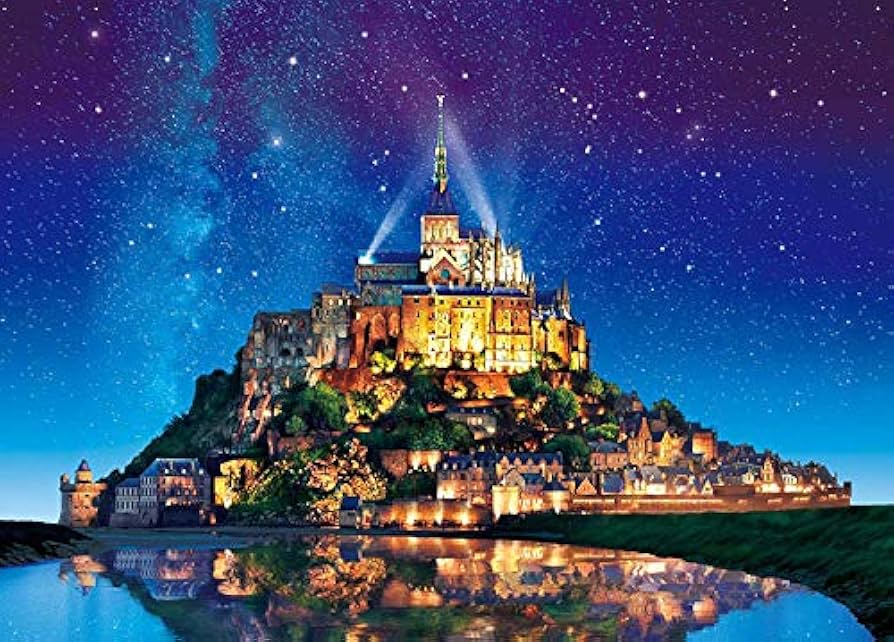Amazon｜モンサンミッシェル フランス 海外風景 世界遺産 はって