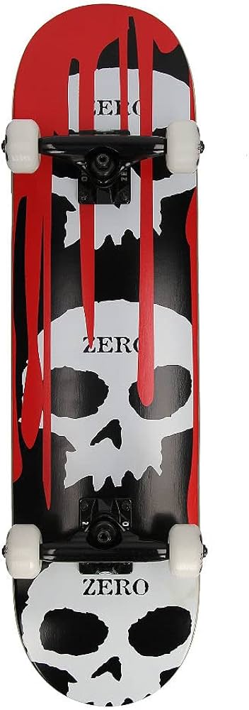Amazon | Zero Skateboards ユース 3 Skull Blood Complete 7.5インチ