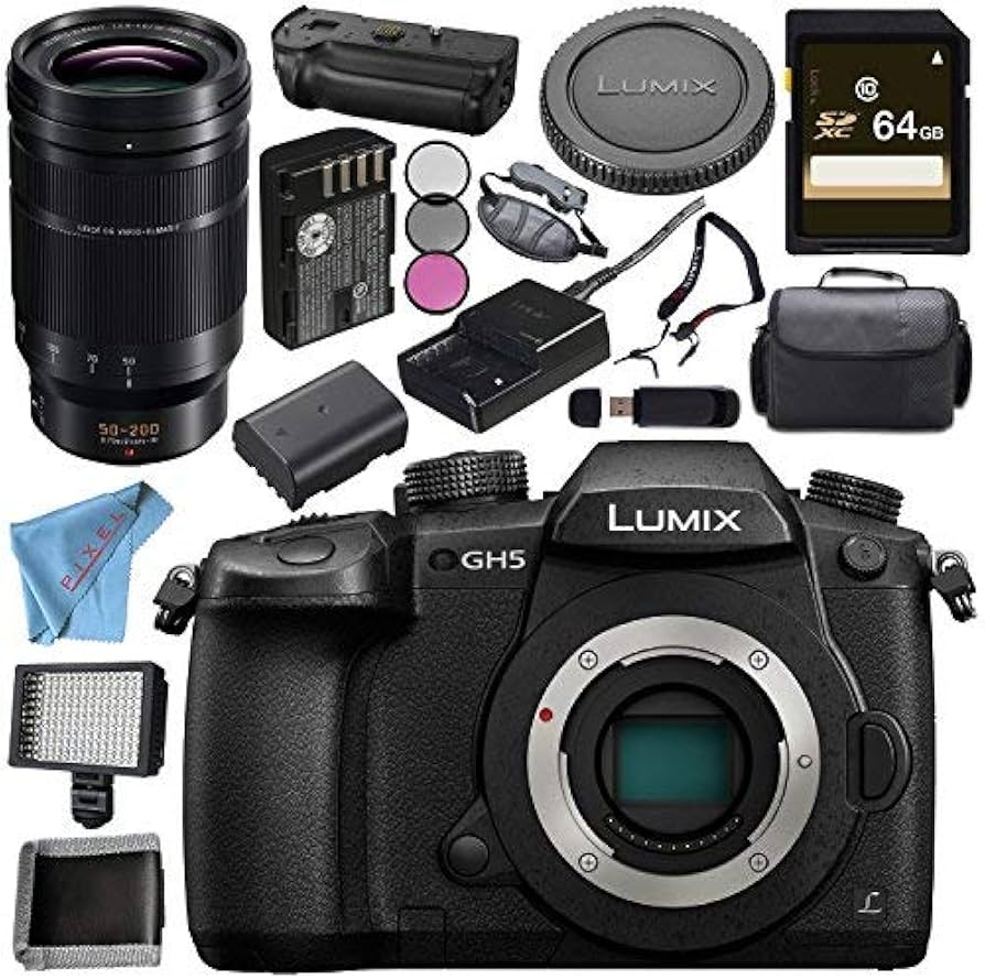 Amazon.com : Panasonic Lumix DC-GH5 DC-GH5KBODY Mirrorless Micro
