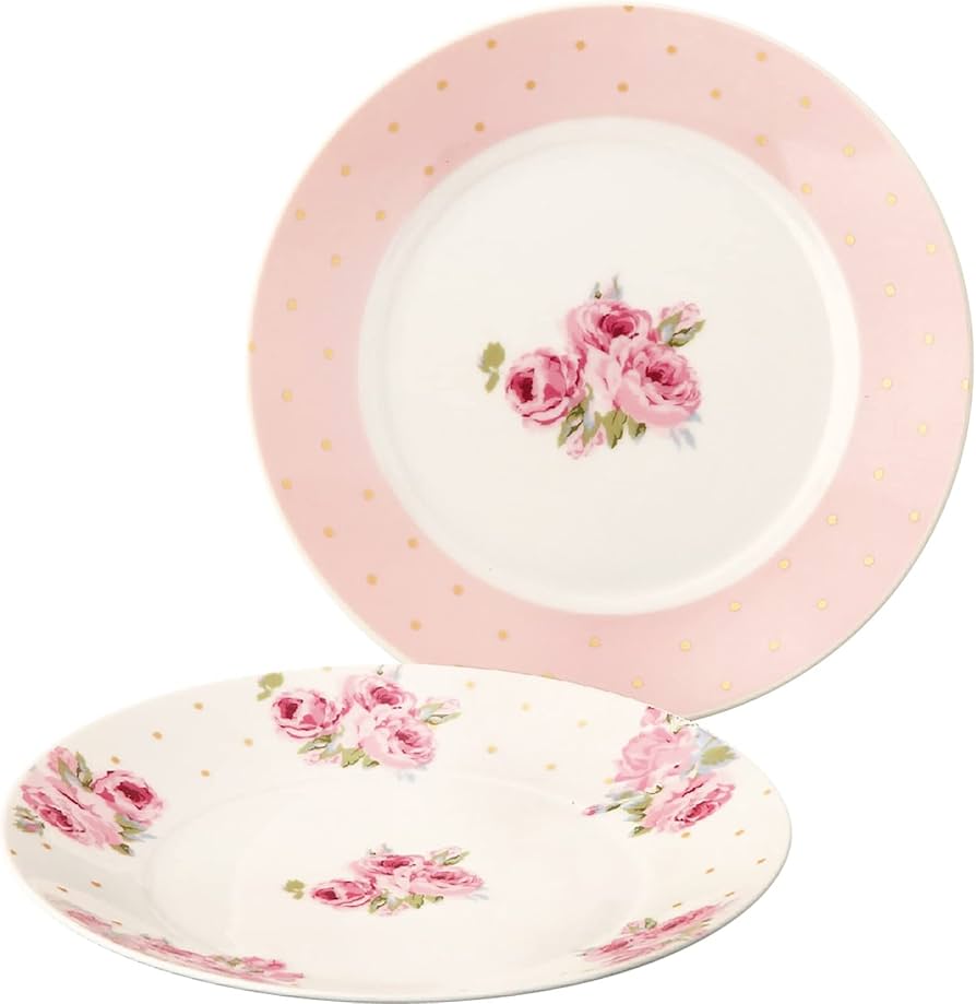 Amazon.co.jp: ローラアシュレイ 食器セット 花柄 ケーキプレート 皿