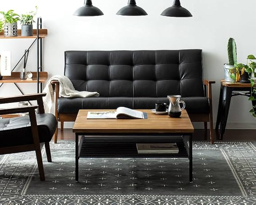 Amazon.co.jp: 80×80cm ローテーブル センターテーブル テーブル