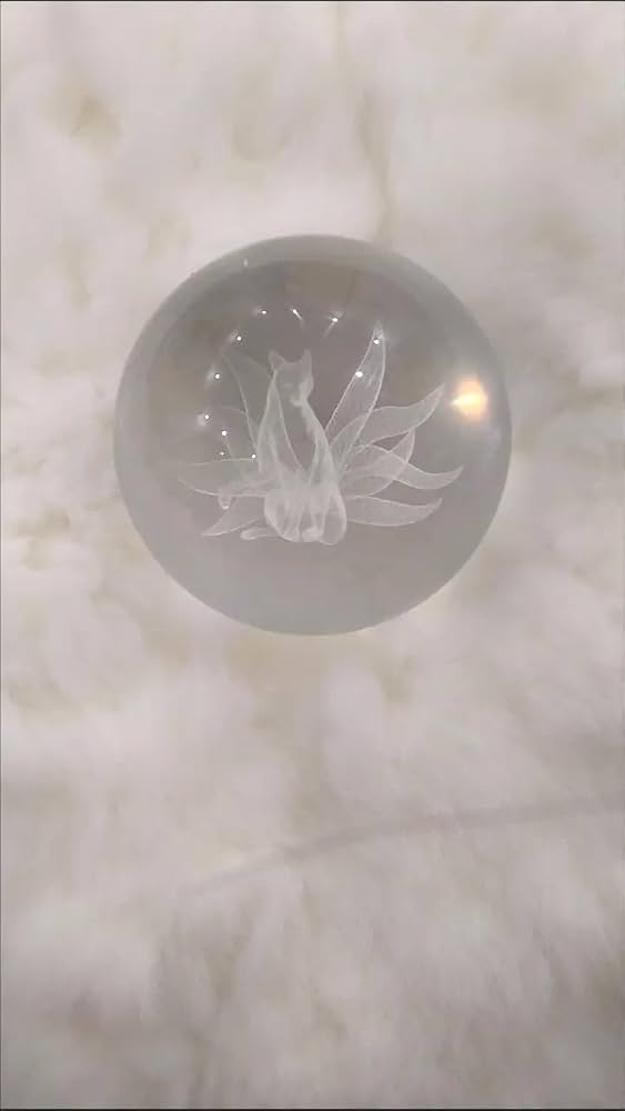 Amazon.co.jp: 風水グッズ 九尾の狐 九尾 九尾狐 人工水晶 玄関 開運