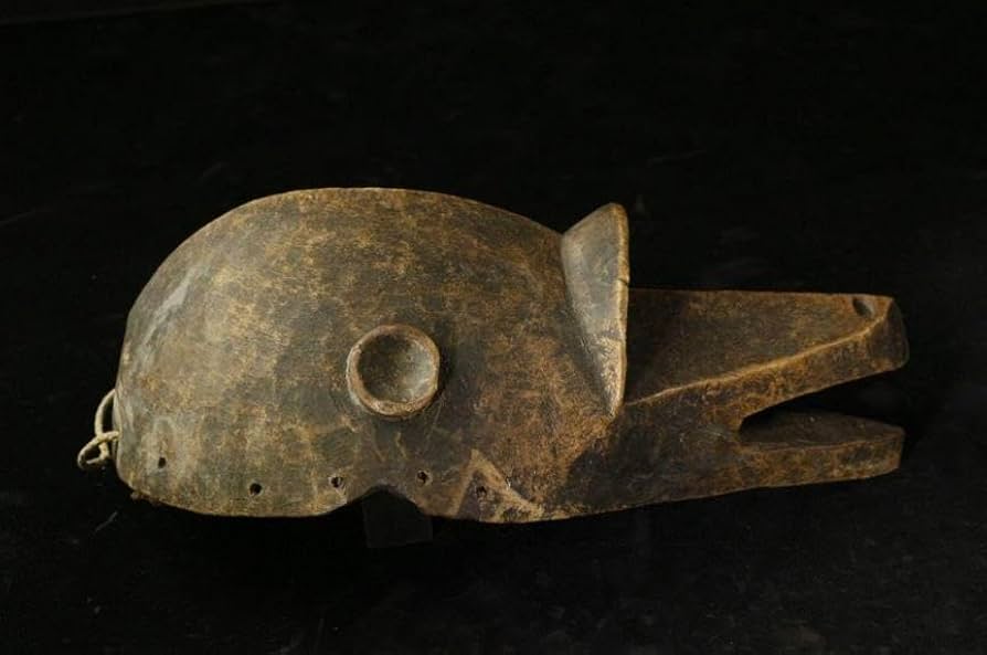 Amazon.co.jp: バマナ族（バンバラ族）アンティーク ハイエナ木面