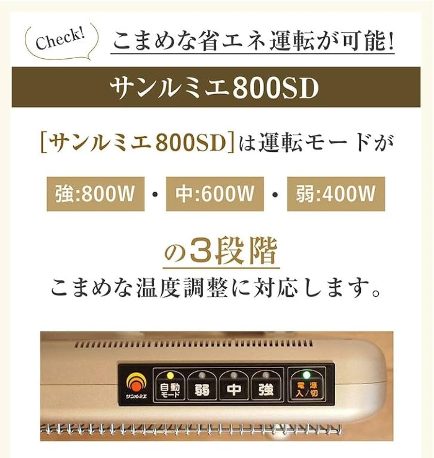 日本遠赤外線株式会社 暖房機器 サンルーム800EX S800R‐SB 製品情報