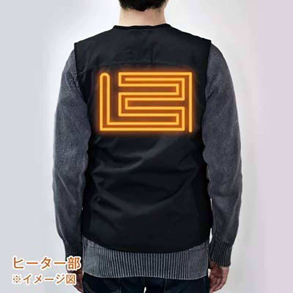 Amazon.co.jp: [ネオヒート] アジャスタブルベストⅡ NH03-ADV-BK