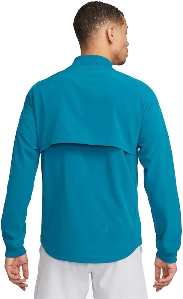 Nike DRI FIT RAFA NADAL US SERIES MEN'S TENNIS JACKET, Green Abyss