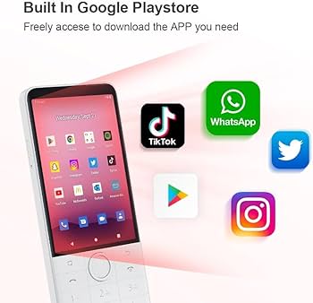 Amazon | 新しいQin F22 Pro スマートタッチスクリーン電話 WiFi 5G +