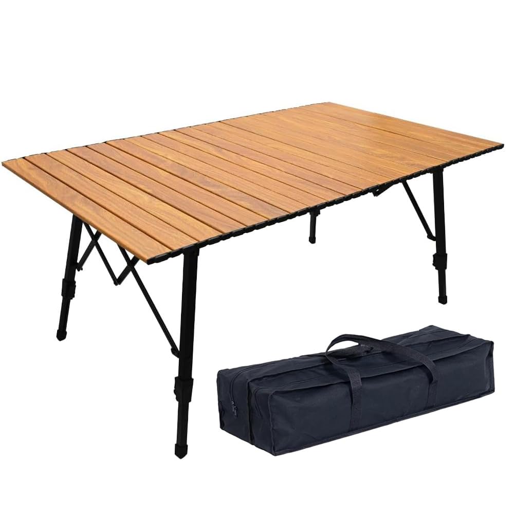 Amazon.co.jp: LEESA 90×60 アウトドアテーブル キャンプテーブル