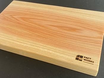 Amazon | FACT WORKS まな板 桧 21cm×35cm×厚3cm 高級国産材 一枚板 檜