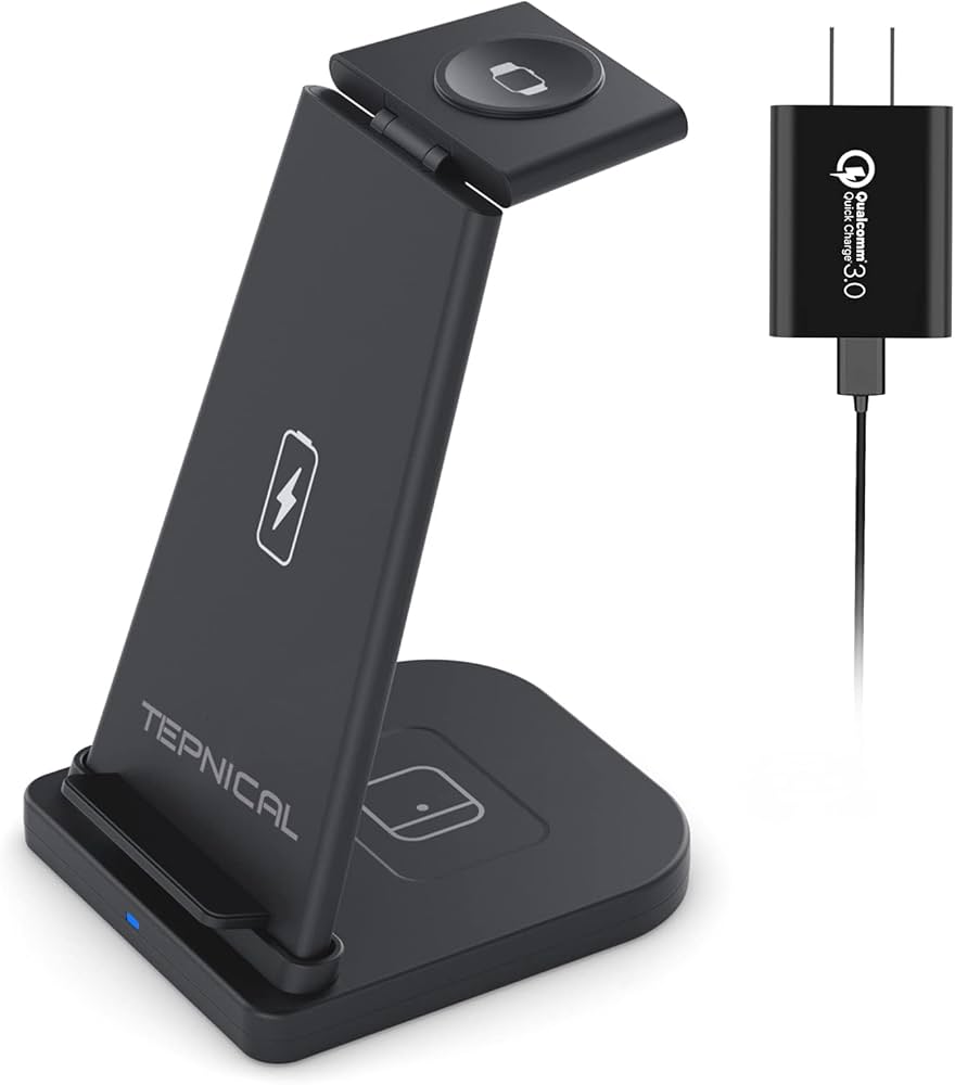 Amazon.co.jp: 【強化版】TEPNICAL ワイヤレス充電器 Qi認証 3 in 1