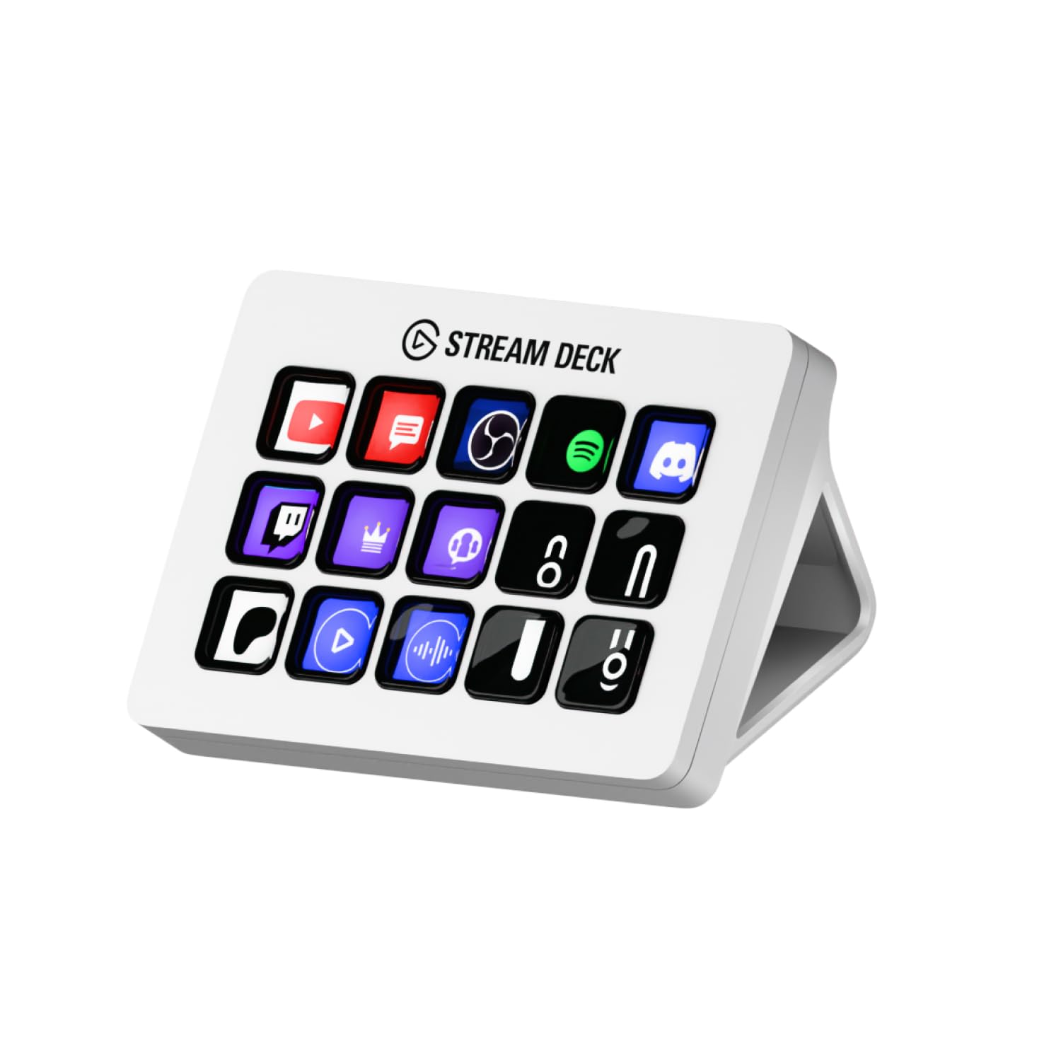 Amazon.com: Elgato Stream Deck MK.2 White – Studio Controller, 15