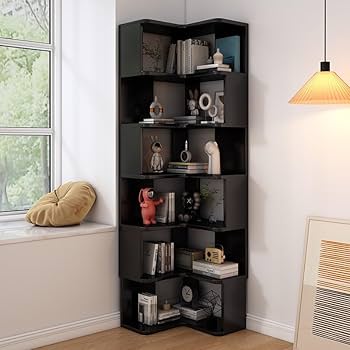 Amazon｜コーナーラック コーナーシェルフ コーナー棚 6段コーナー棚