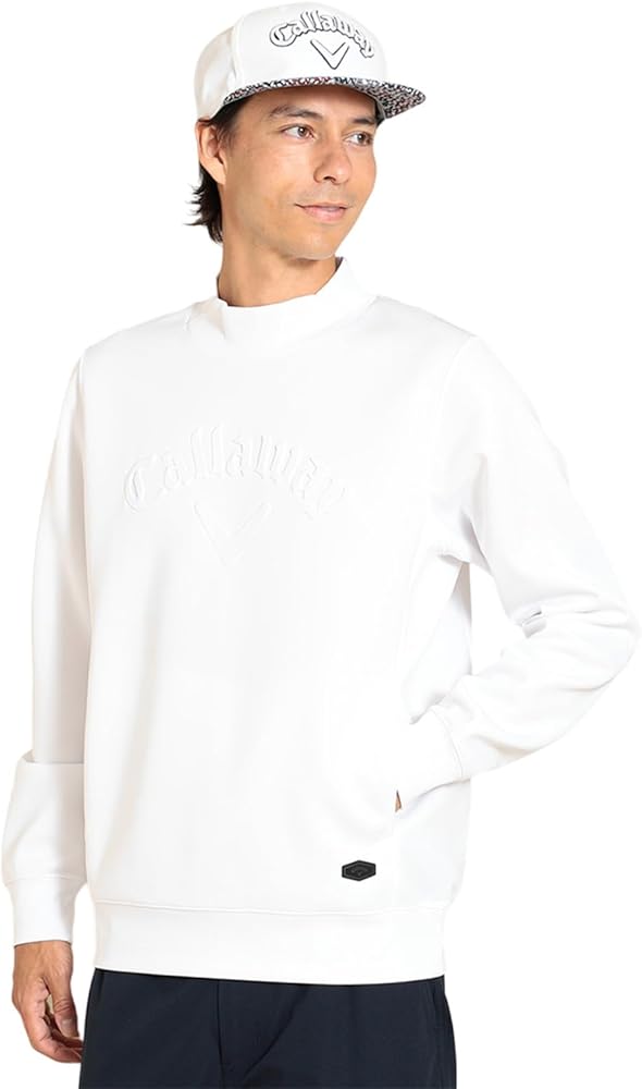 Amazon.co.jp: [キャロウェイ] メンズ モックネックスウェット (凸