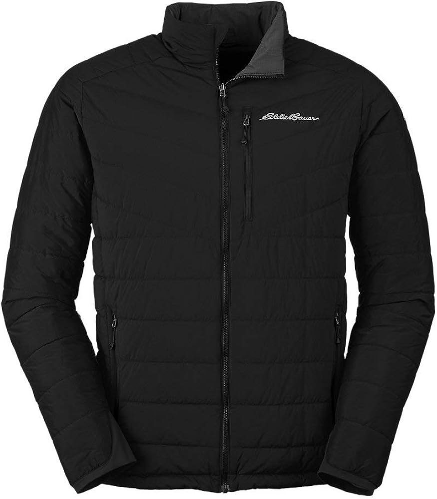 Eddie Bauer Men's IgniteLite Stretch Reversible Jacket, Black
