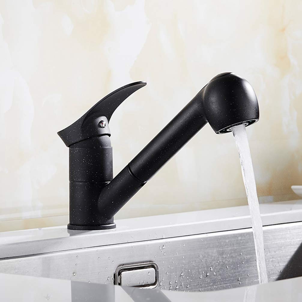 Amazon | 真鍮キッチン蛇口黒/白のペイントスプレーは、ドットと黒の