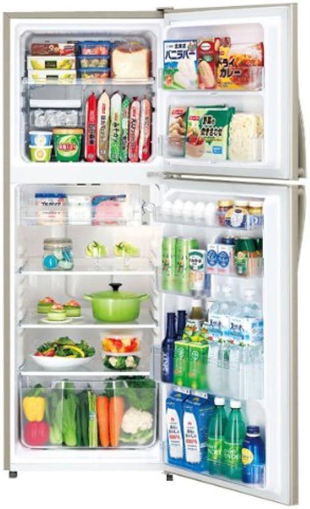 Amazon.co.jp: シャープ 228L 2ドア冷蔵庫（ゴールド系）SHARP SJ-23W