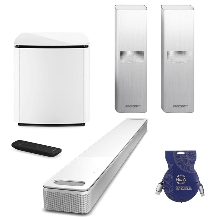 BOSE Smart Soundbar 700 White 新品リモコン付属 Amazon.co.jp: Bose