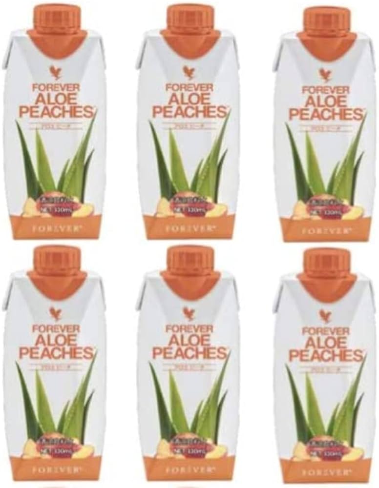 Amazon | FLP アロエベラジュース フォーエバー アロエピーチ 330ml 6