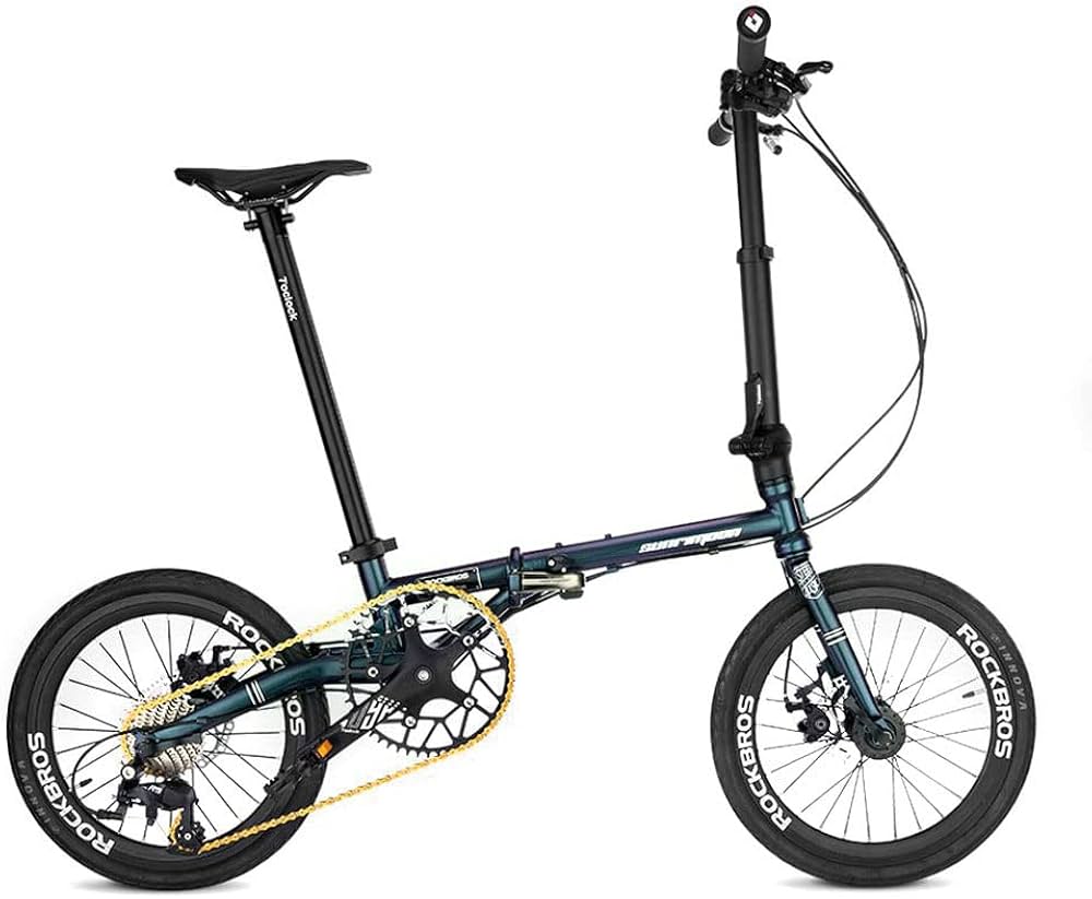 Amazon | ROCKBROS(ロックブロス) 折りたたみ自転車 ミニベロ 16インチ